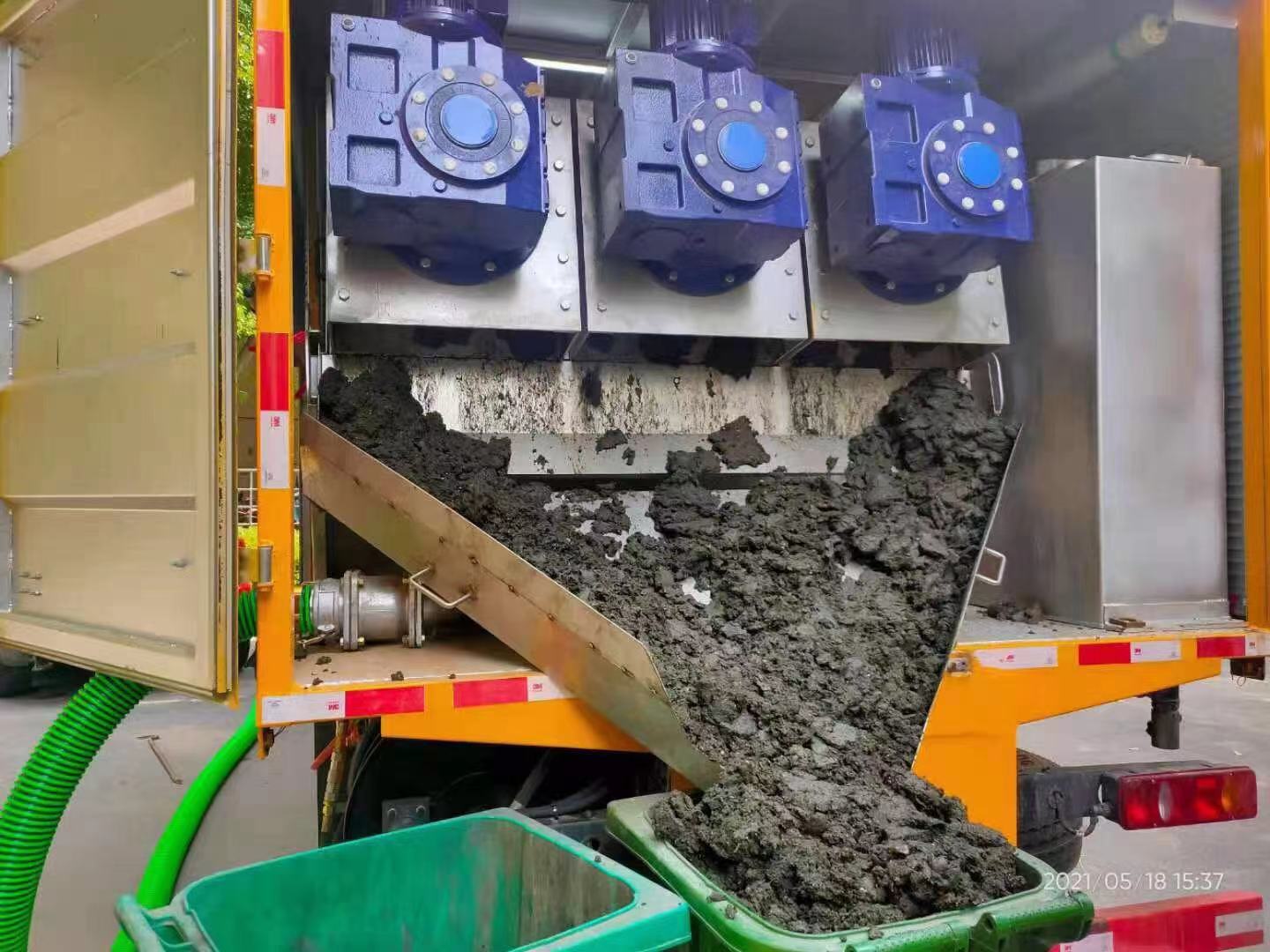 北川化粪池清掏城市维护站-泥浆净化干湿分离处理